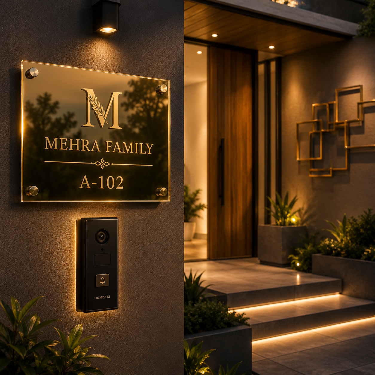 Modern Wall Décor & Nameplates