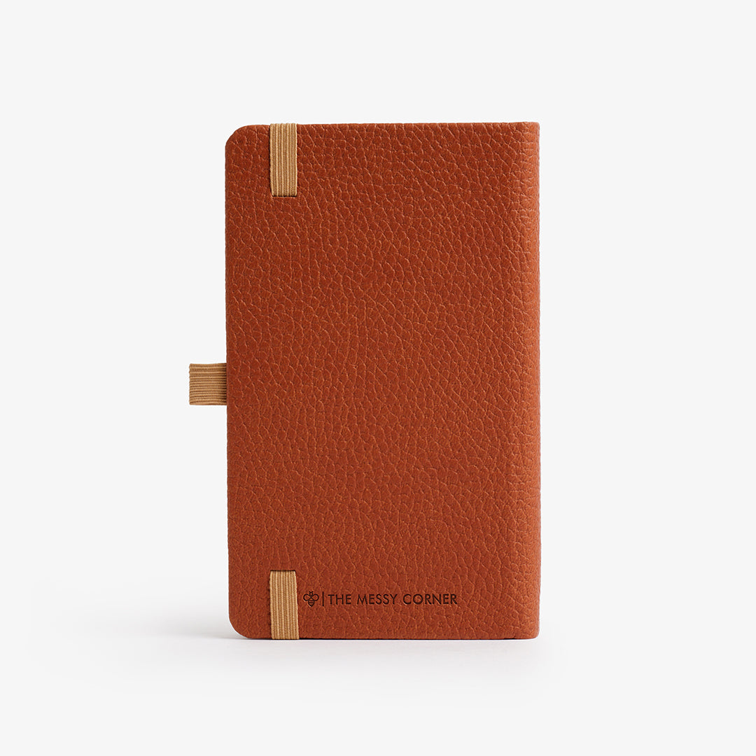Personalised Hardbound Notebook (A6) - Tan