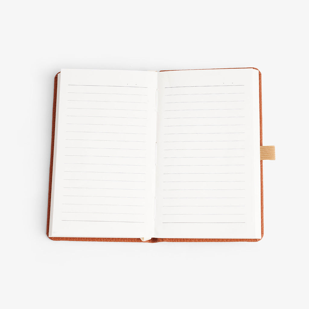 Personalised Hardbound Notebook (A6) - Tan