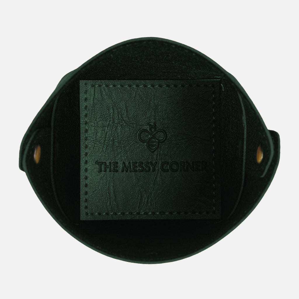 Personalised Pen Stand Holder - Forest Green